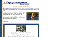 Desktop Screenshot of cropseyvacationrentals.com